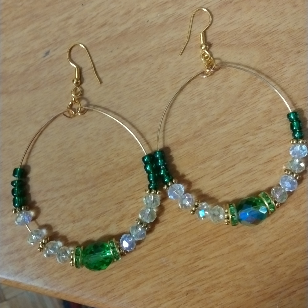 Hand crafted earrings - Picture 3 of 5